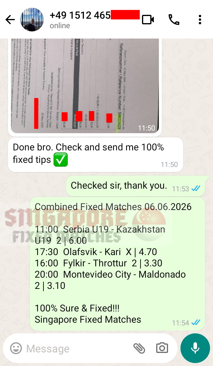 combo fixed match ticket 06.06.2026