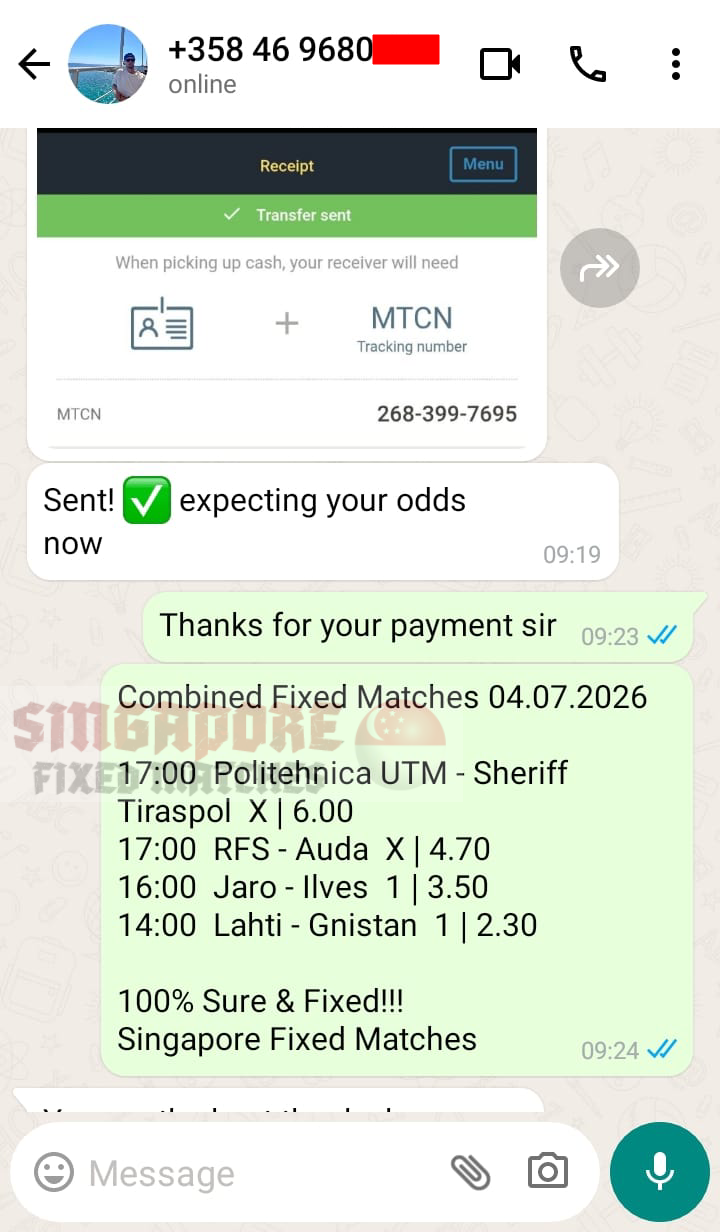 combo fixed match ticket 04.07.2026